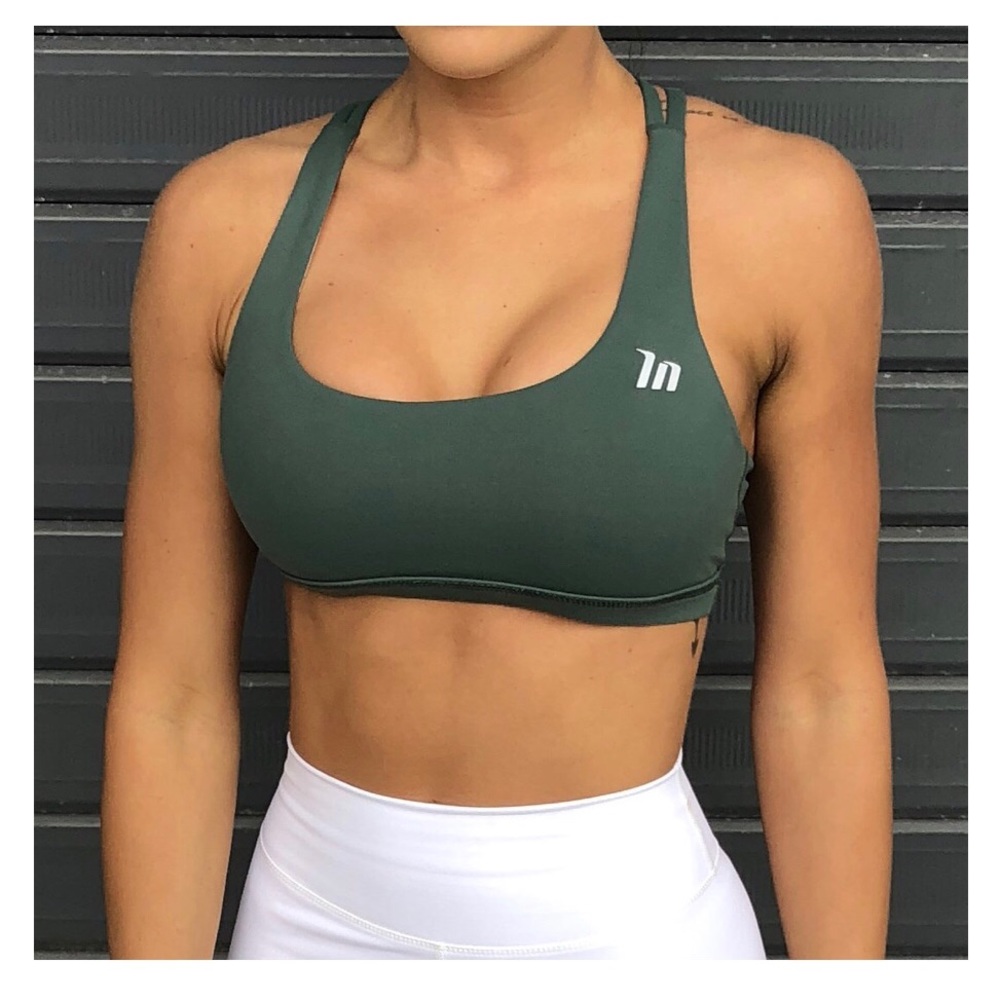 Muscle Nation Emerald Green Classic Sports Bra